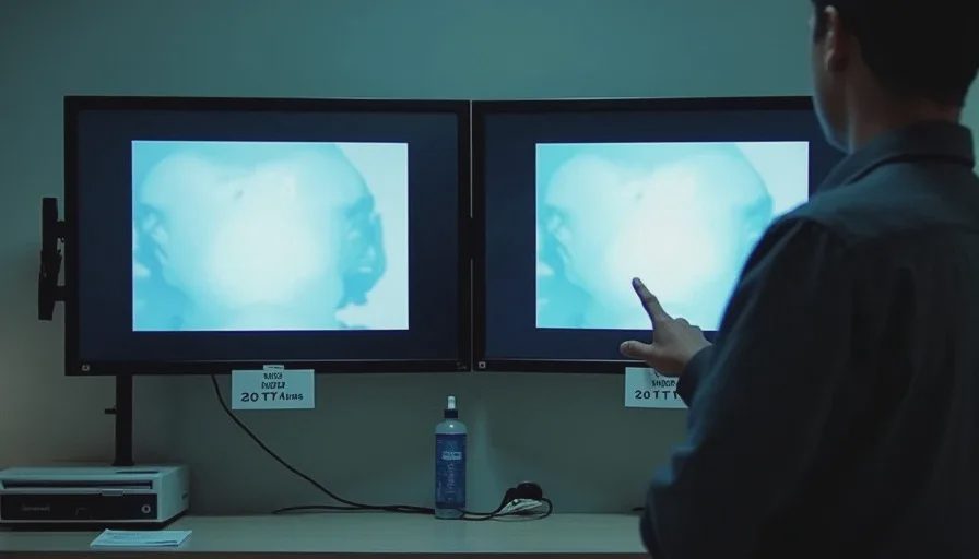 Two monitors comparing T4 hands visible vs hands not visible, failure tag “2/5 T4 runs.”